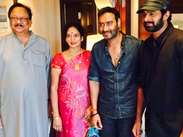 Krishnam Raju with Film Stars 